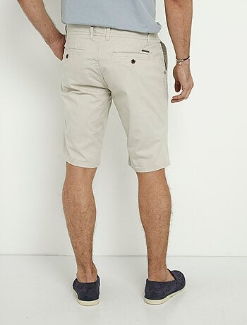 Bermudas de lona de algodón elástica - AFIBEL