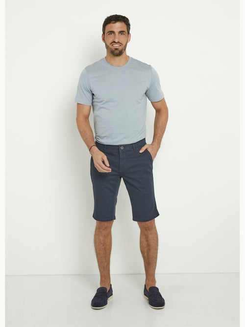Bermudas de lona de algodón elástica - AFIBEL - Kiabi