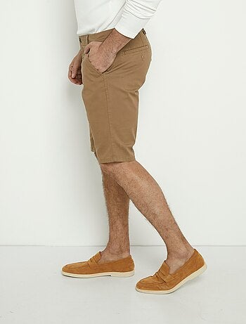 Bermudas de lona de algodón elástica - AFIBEL