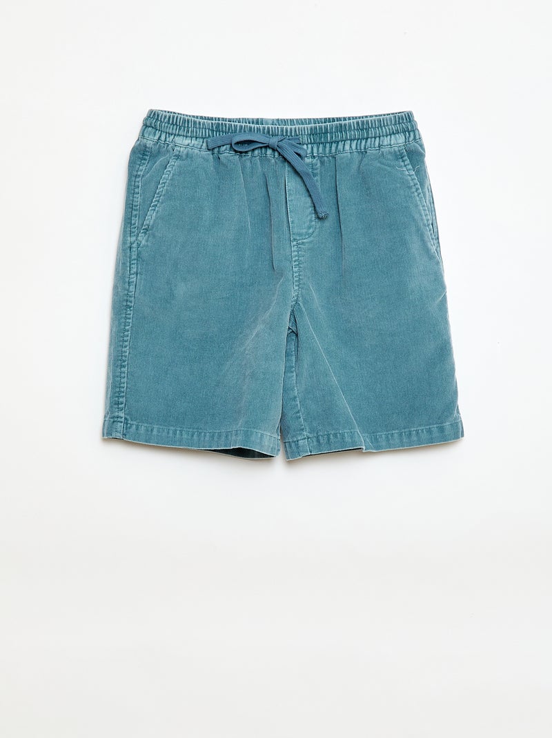 Bermudas de pana Azul - Kiabi