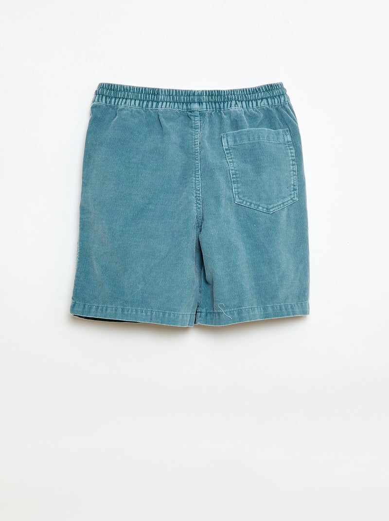 Bermudas de pana Azul - Kiabi