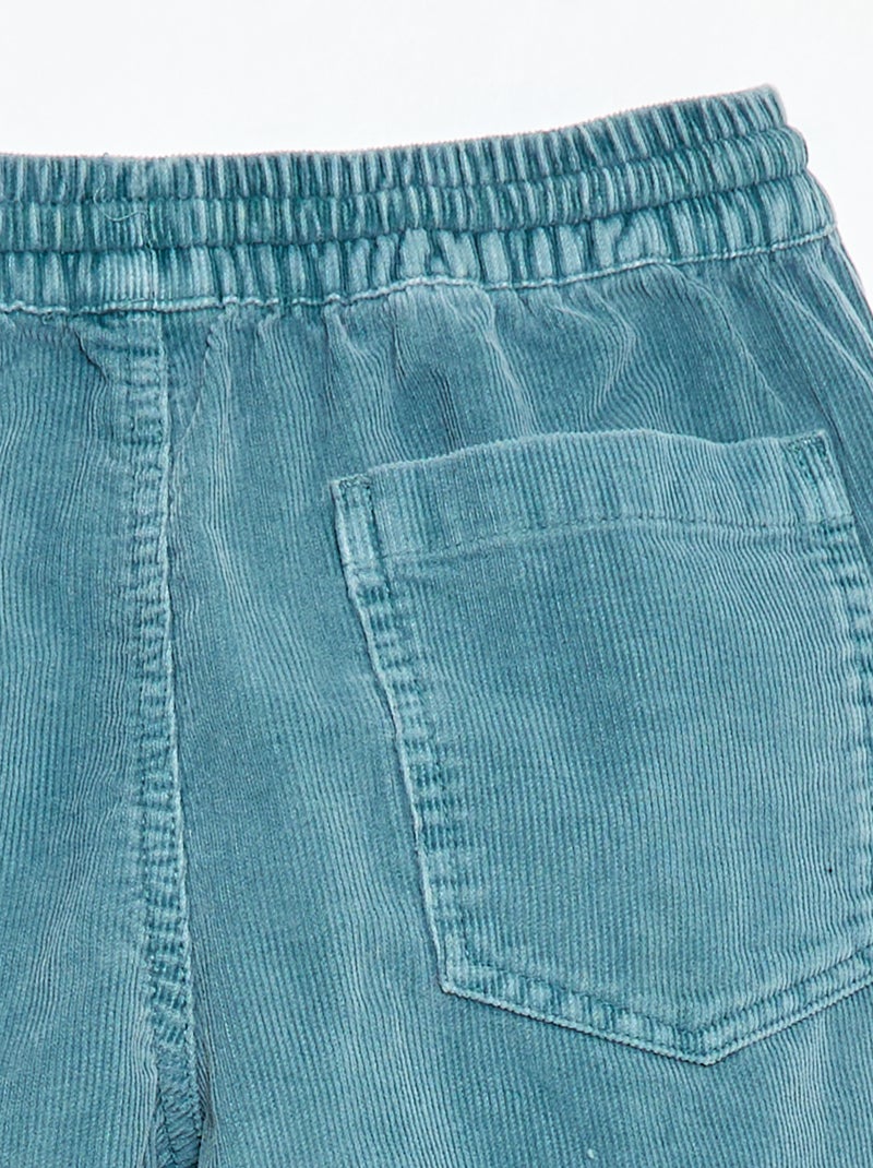 Bermudas de pana Azul - Kiabi