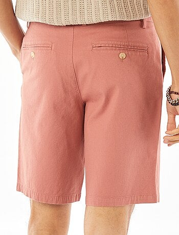 Bermudas de piqué de algodón liso