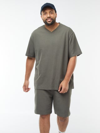 Bermudas de punto de piqué
