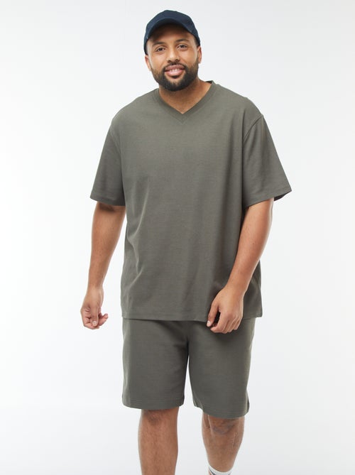 Bermudas de punto de piqué - Kiabi