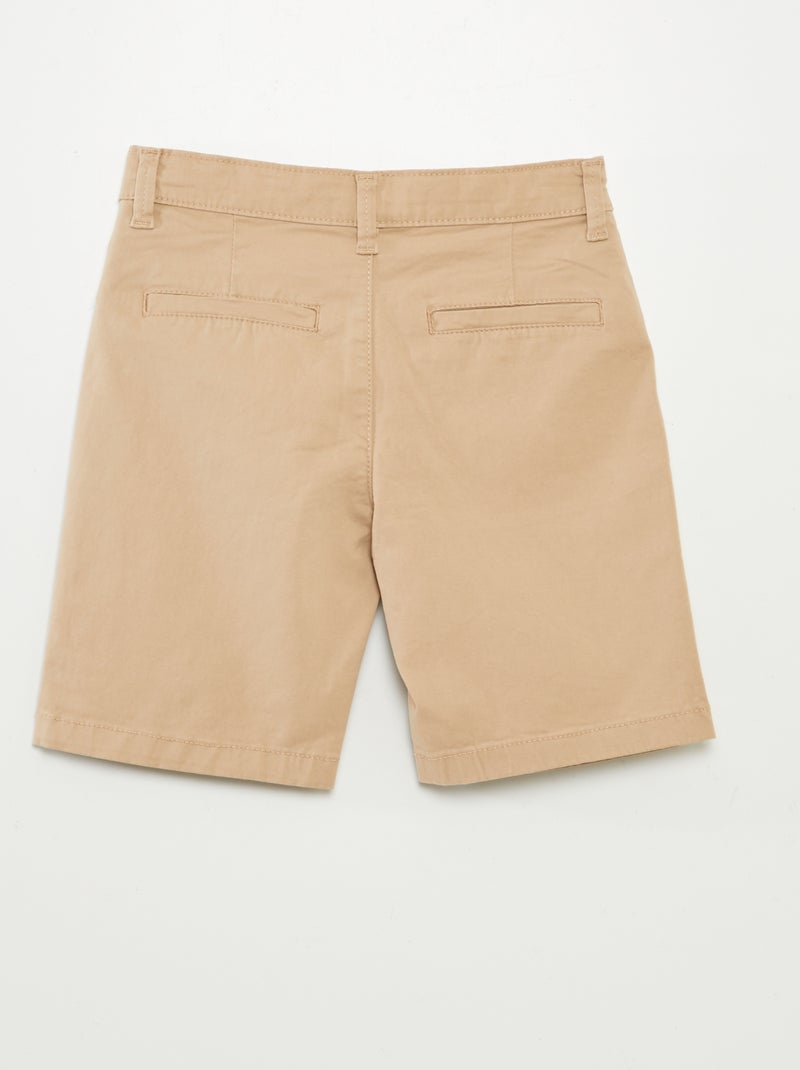 Bermudas de sarga BEIGE - Kiabi