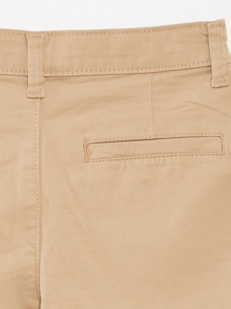 Bermudas de sarga BEIGE - Kiabi
