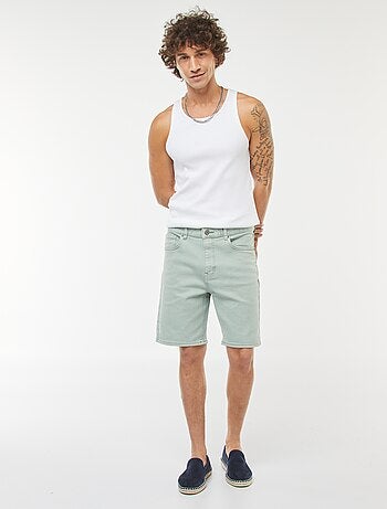 Bermudas de sarga con 5 bolsillos