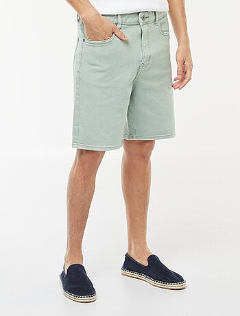 Bermudas de sarga con 5 bolsillos
