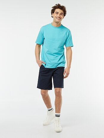 Bermudas de sarga lisas