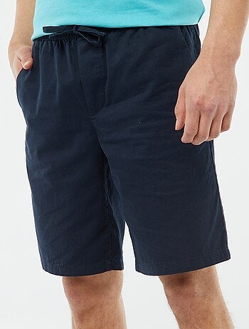 Bermudas de sarga lisas