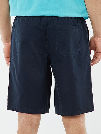 Bermudas de sarga lisas