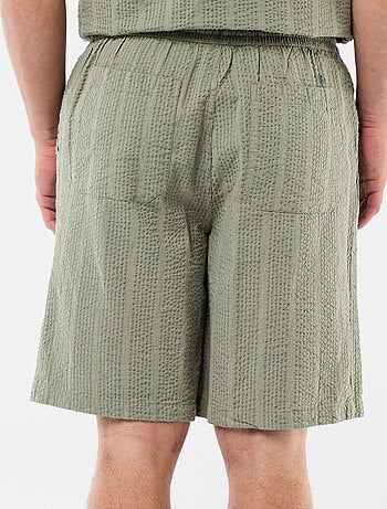 Bermudas de tejido tipo crepé