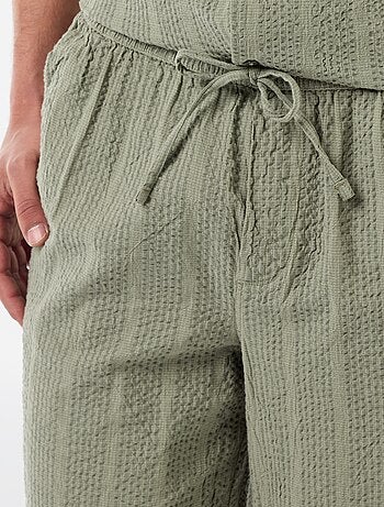 Bermudas de tejido tipo crepé