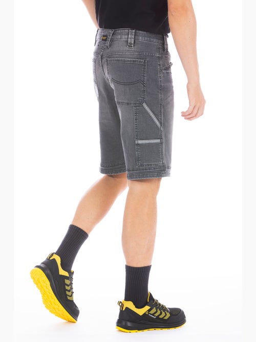 Bermudas de trabajo en denim elástico SUNJOBG - Kiabi Bermudas de trabajo en denim elástico SUNJOBG - Kiabi