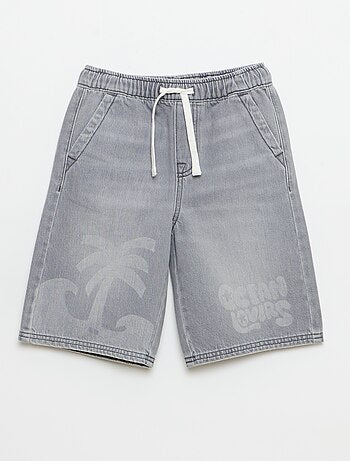 Bermudas de vaquero con cordón de ajuste