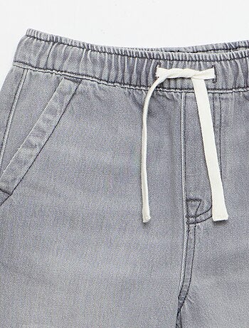 Bermudas de vaquero con cordón de ajuste