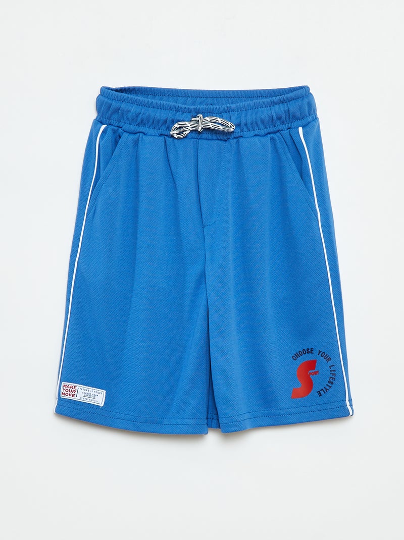 Bermudas deportivas ligeras con bolsillos Azul - Kiabi
