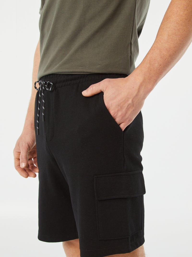 Bermudas deportivas negro - Kiabi