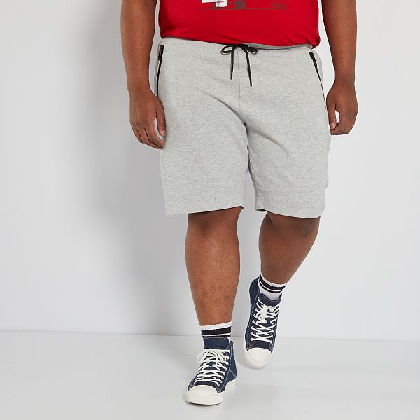 Bermudas deportivas punto piqué Tallas grandes hombre - GRIS - Kiabi -  18,00€