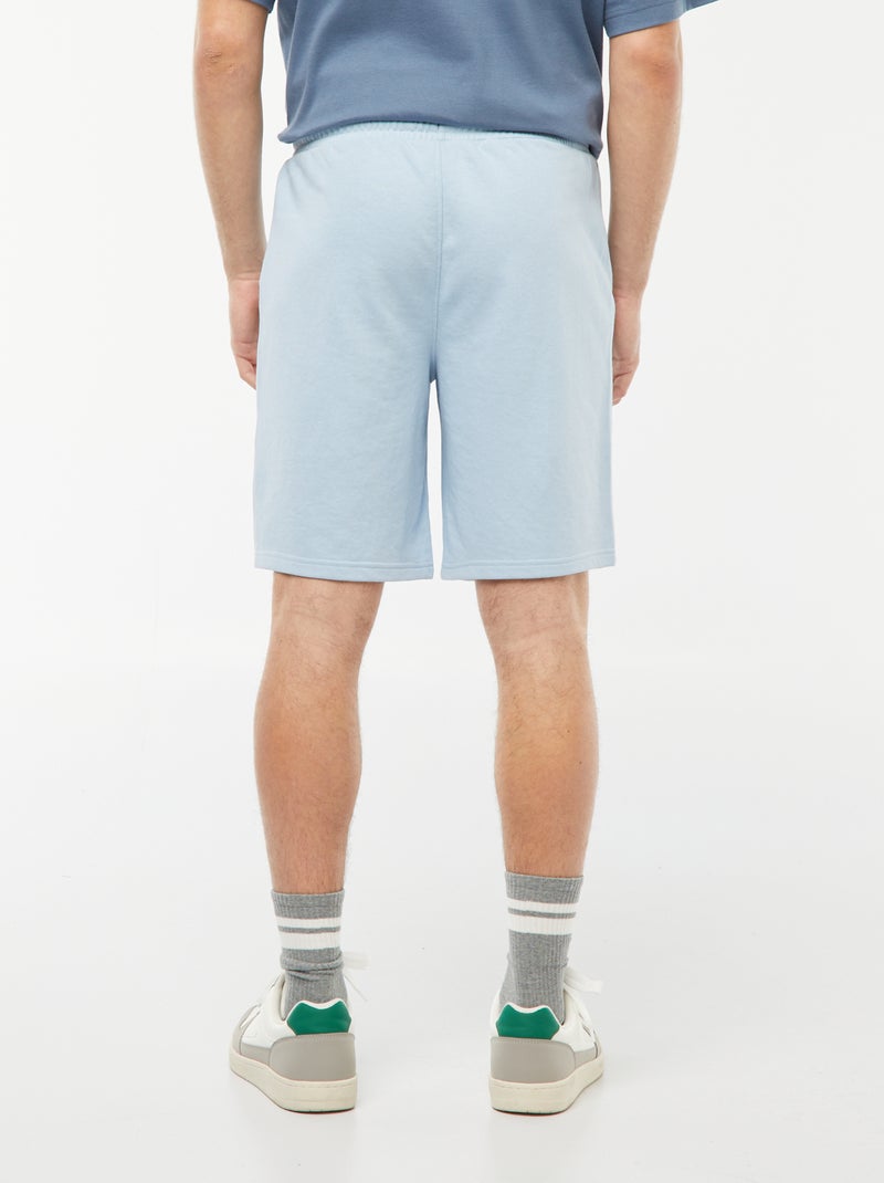 Bermudas deportivas rectas de chándal AZUL - Kiabi