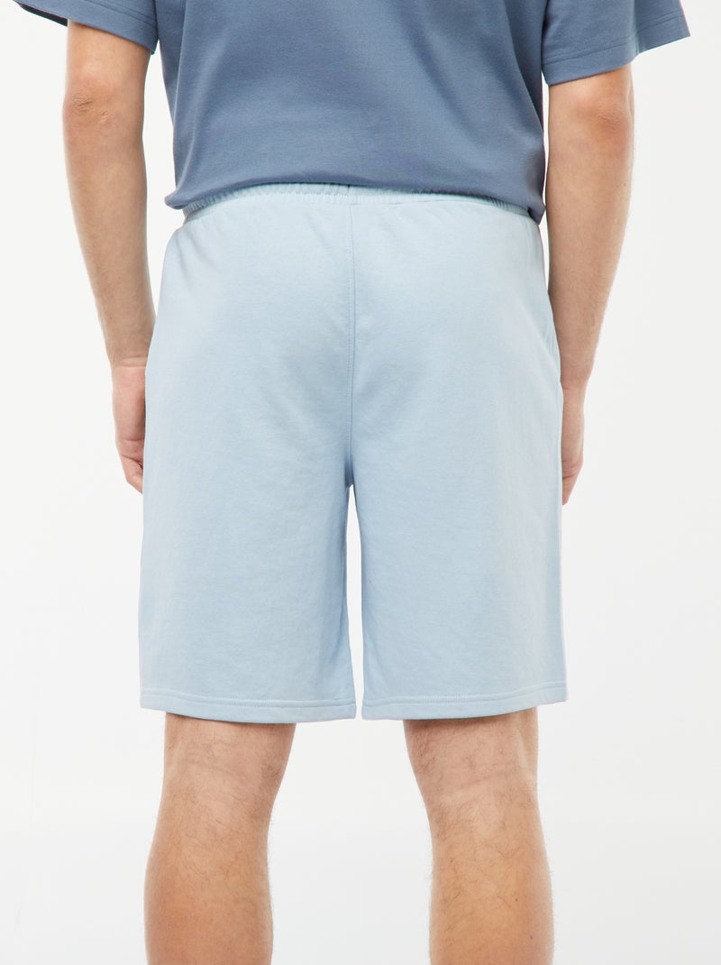 Bermudas deportivas rectas de chándal AZUL - Kiabi