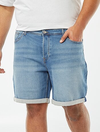 Bermudas elásticas vaqueras