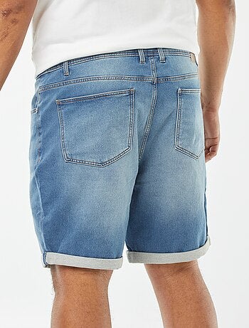 Bermudas elásticas vaqueras
