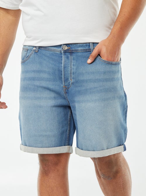 Bermudas elásticas vaqueras - Kiabi