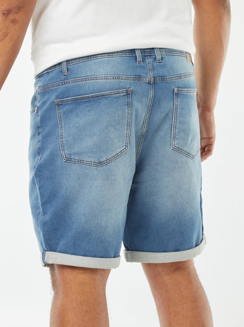 Bermudas elásticas vaqueras - Kiabi