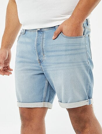 Bermudas elásticas vaqueras