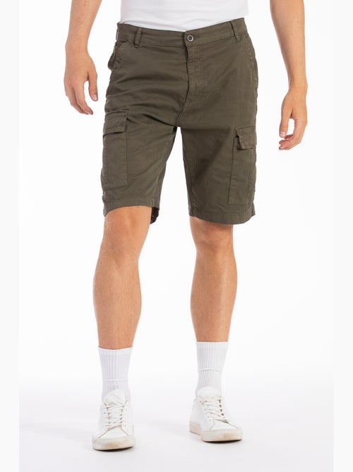 Bermudas FRANKY elásticas con corte cargo - Kiabi