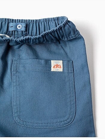 Bermudas largas de algodón con cordón Carolina Celas x Zippy
