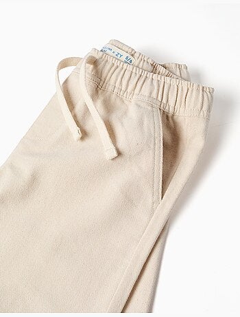 Bermudas largas de algodón con cordón Carolina Celas x Zippy