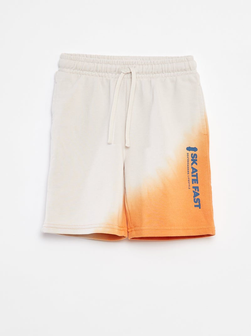 Bermudas ligeras con bolsillos Naranja - Kiabi