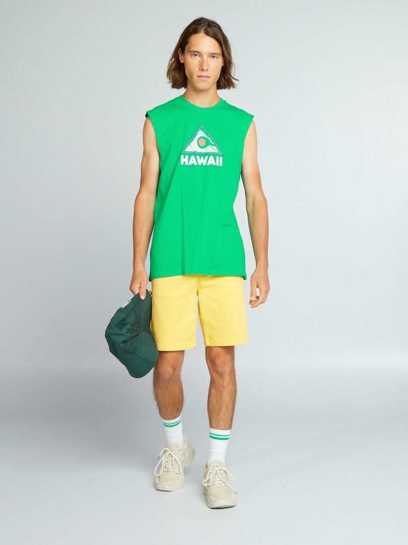 Bermudas lisas AMARILLO - Kiabi