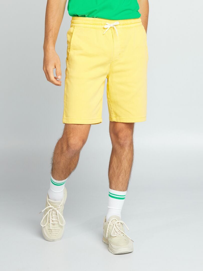 Bermudas lisas AMARILLO - Kiabi