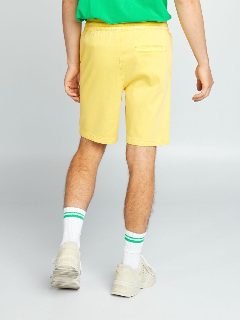 Bermudas lisas AMARILLO - Kiabi