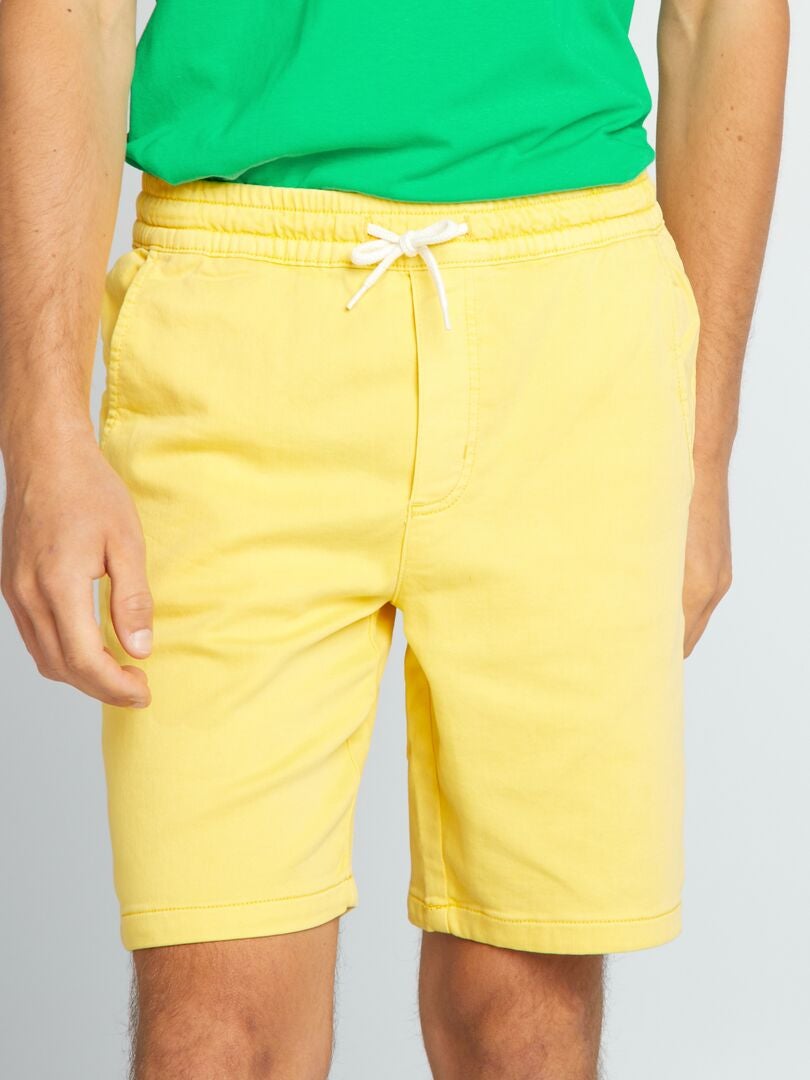 Bermudas lisas AMARILLO - Kiabi