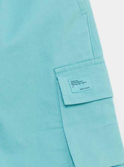 Bermudas lisas con bolsillos con solapa - Kiabi