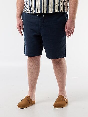 Bermudas lisas en dobby