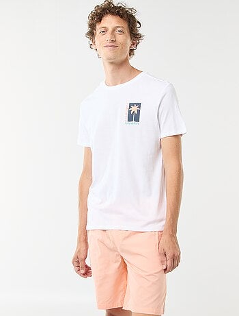 Bermudas lisas tipo chino con cordones ajustables