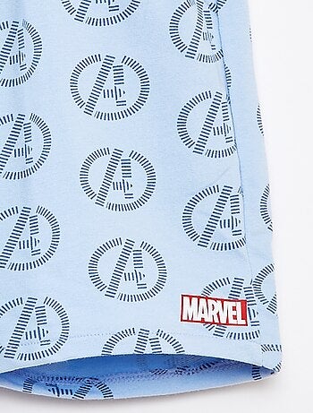 Bermudas 'Marvel' de chándal ligeras con 2 bolsillos