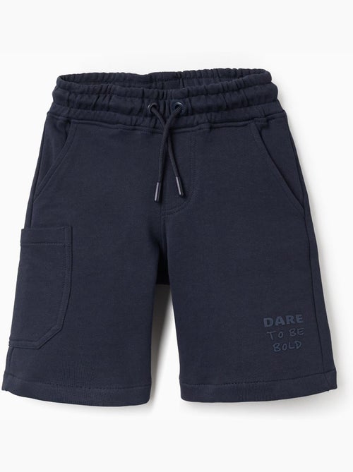 Bermudas midi de algodón con cordón y bolsillo cargo - Kiabi