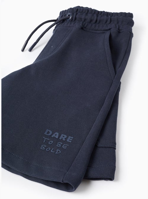 Bermudas midi de algodón con cordón y bolsillo cargo - Kiabi
