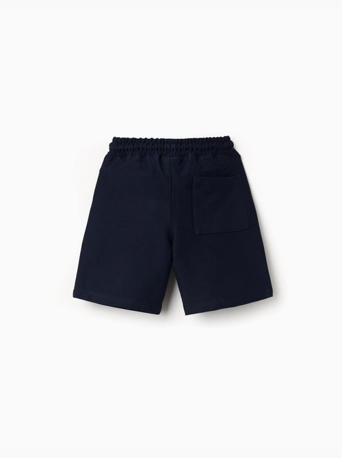Bermudas midi de felpa con cordón - Kiabi