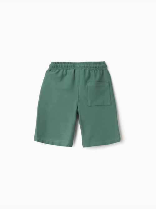 Bermudas midi de felpa con cordón - Kiabi