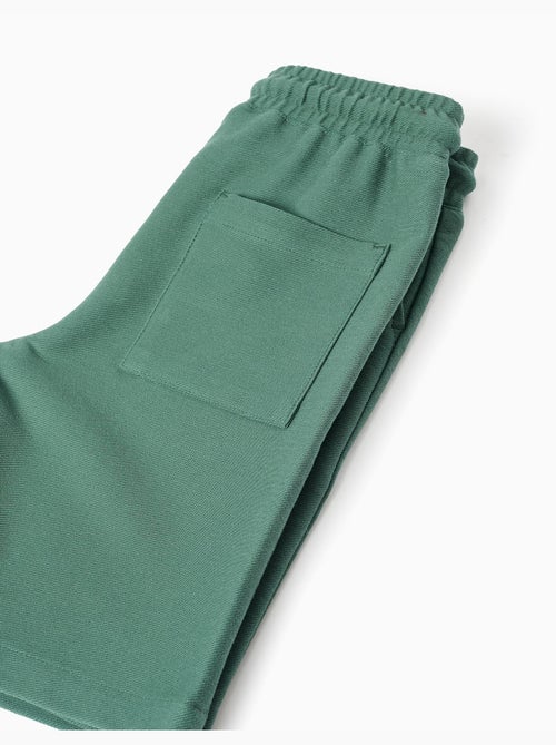 Bermudas midi de felpa con cordón - Kiabi