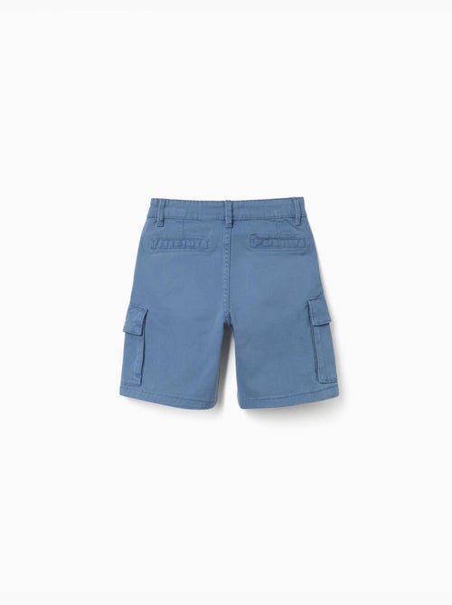 Bermudas midi de sarga con bolsillos cargo - Kiabi
