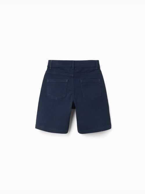 Bermudas midi de sarga con cinco bolsillos - Kiabi